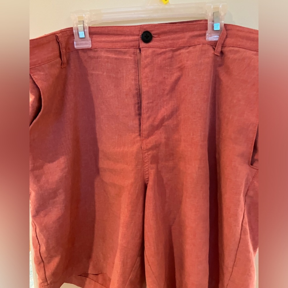 Salmon Pink Bearbottom Athletic Shorts
